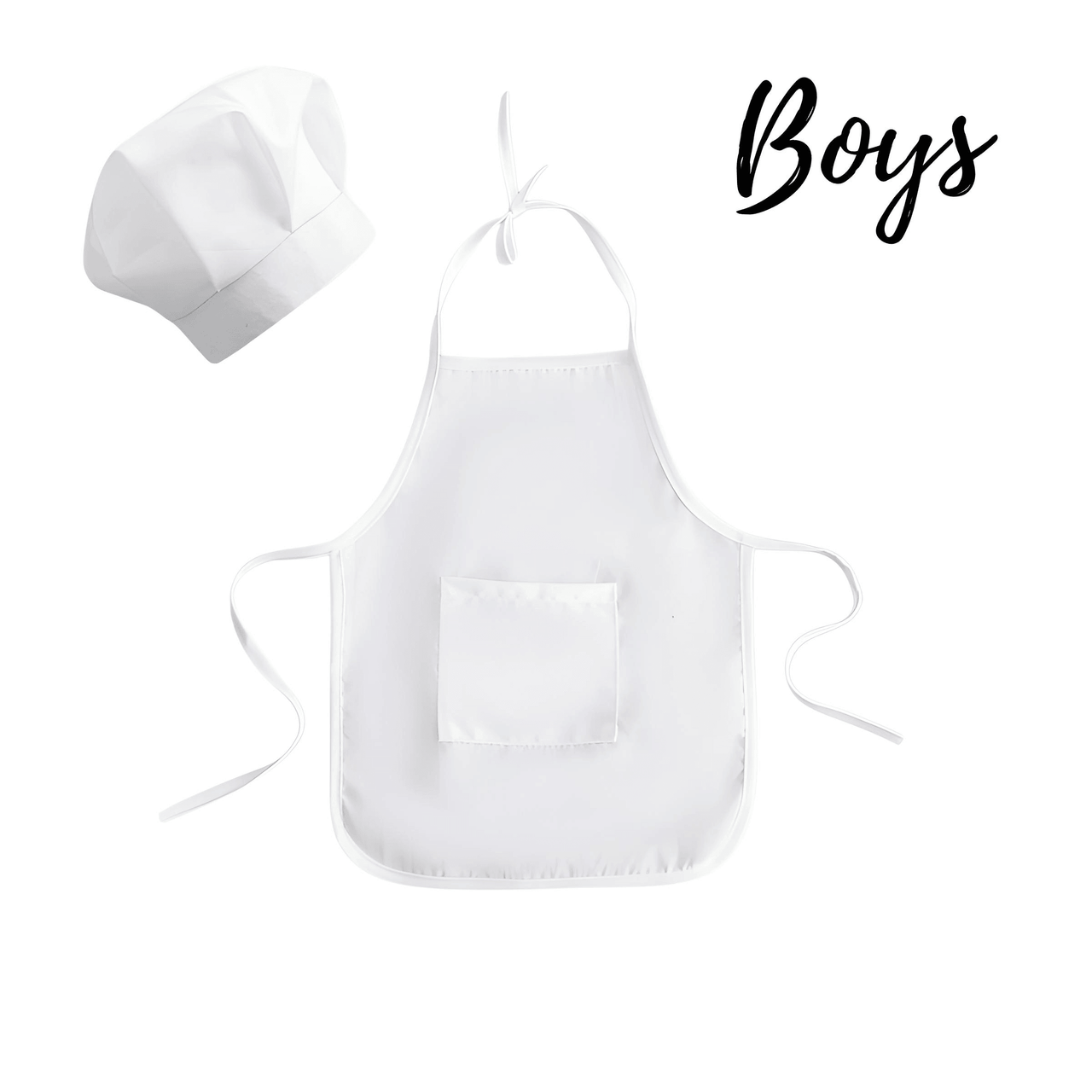 Baby Chef Apron + Hat -, Sets , Drestiny , Australia, Boys, Canada, Girls, Hats, New Zealand, Sets, United Kingdom, United States, White , Drestiny , www.shopdrestiny.com