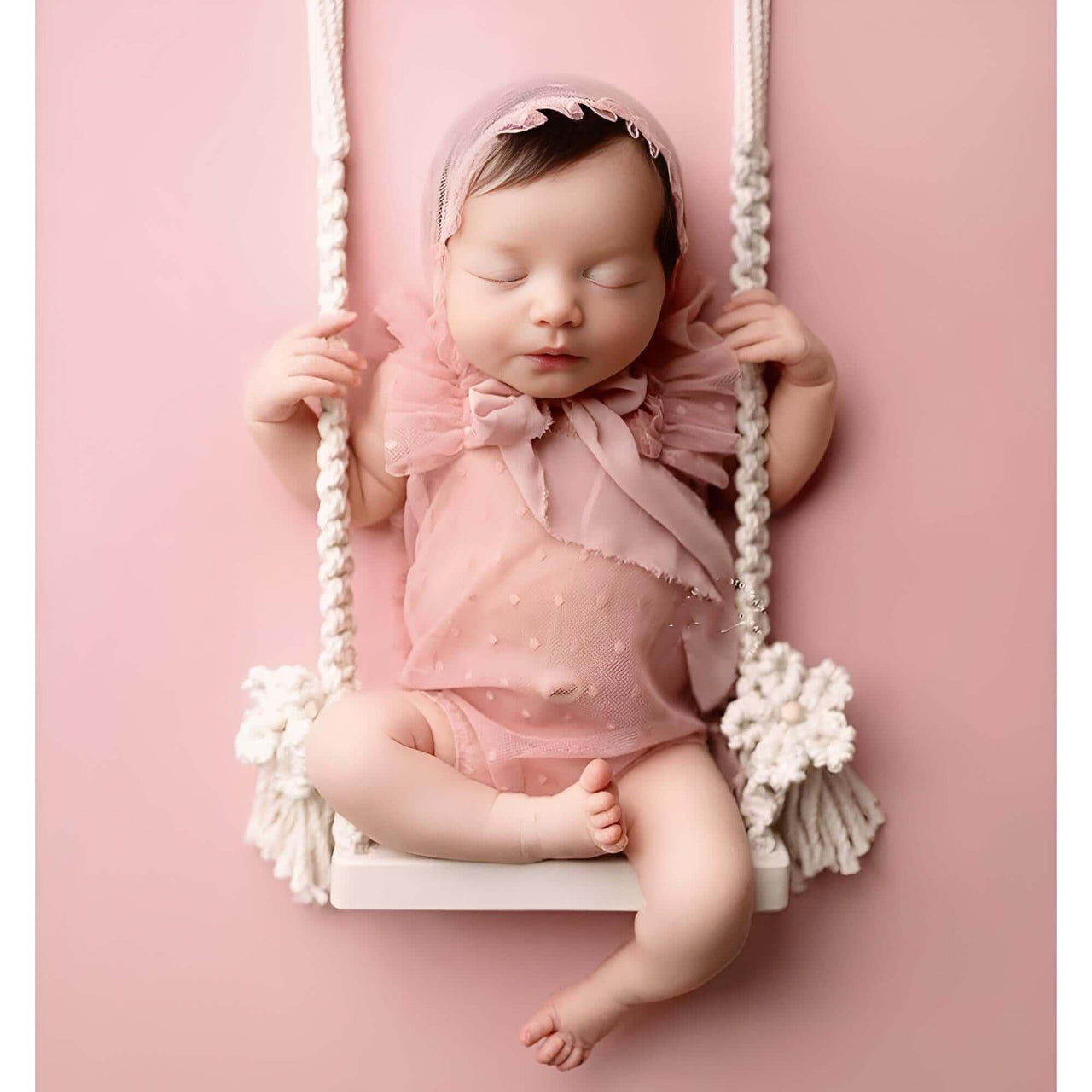 Baby Swing Newborn Photography Props Wooden Chair -, Baby & Toddler Furniture , Drestiny , Australia, Beige, Brown, Green, Ivory, New Zealand, Pink, Props, United Kingdom, United States, White , Drestiny , www.shopdrestiny.com