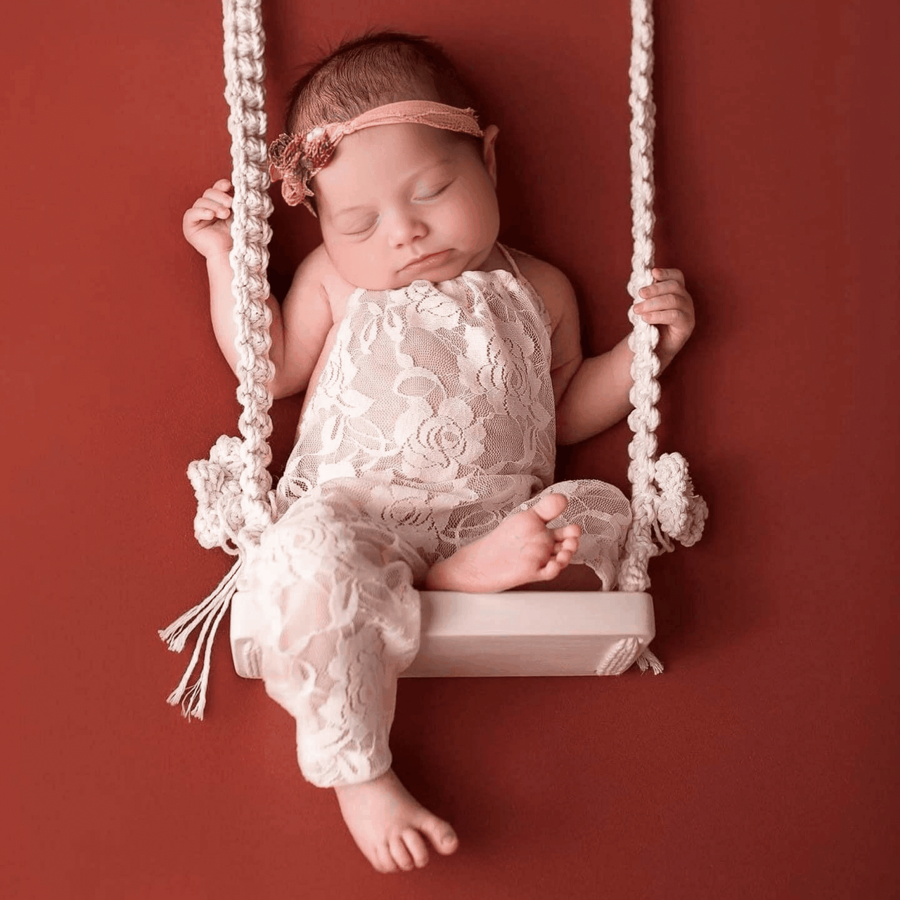 Baby Swing Newborn Photography Props Wooden Chair -, Baby & Toddler Furniture , Drestiny , Australia, Beige, Brown, Green, Ivory, New Zealand, Pink, Props, United Kingdom, United States, White , Drestiny , www.shopdrestiny.com