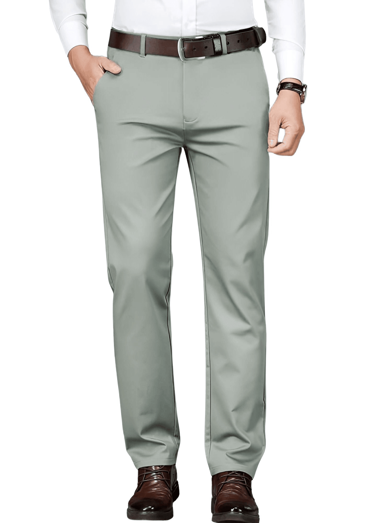 Bamboo Fiber Dress Pants For Men -, Pants , Drestiny , Australia, Beige, Black, Dark Blue, Dress Pants, FR, Khaki, Light Green, Pale Green, United Kingdom, United States , Drestiny , www.shopdrestiny.com