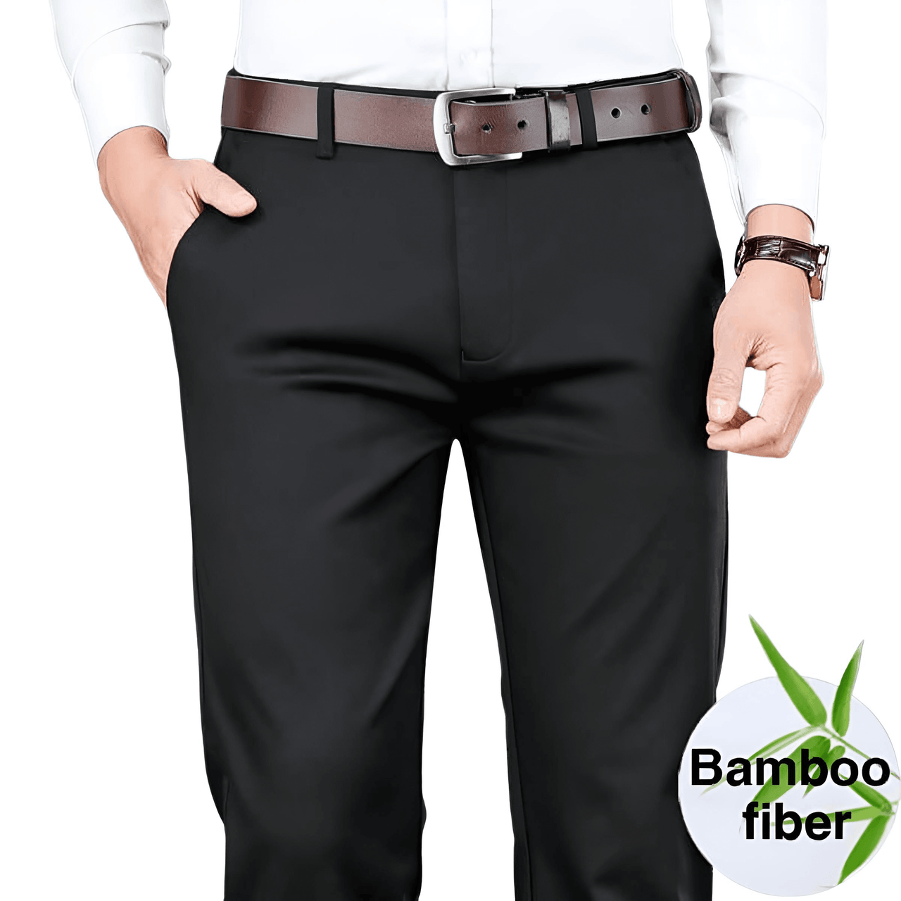 Bamboo Fiber Dress Pants For Men -, Pants , Drestiny , Australia, Beige, Black, Dark Blue, Dress Pants, FR, Khaki, Light Green, Pale Green, United Kingdom, United States , Drestiny , www.shopdrestiny.com