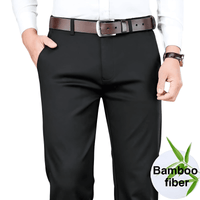 Thumbnail for Bamboo Fiber Dress Pants For Men -, Pants , Drestiny , Australia, Beige, Black, Dark Blue, Dress Pants, FR, Khaki, Light Green, Pale Green, United Kingdom, United States , Drestiny , www.shopdrestiny.com