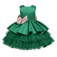 Thumbnail for Big Bow Dresses for Girls -, Baby & Toddler Dresses , Drestiny , 10T, 12M, 18M, 24M, 3M, 3T, 4T, 5T, 6M, 6T, 7M, 7T, 8T, 9M, 9T, Australia, Canada, Girls, Green, Light Blue, New Zealand, Pink, Red, TD, United Kingdom, United States , Drestiny , www.shopdrestiny.com