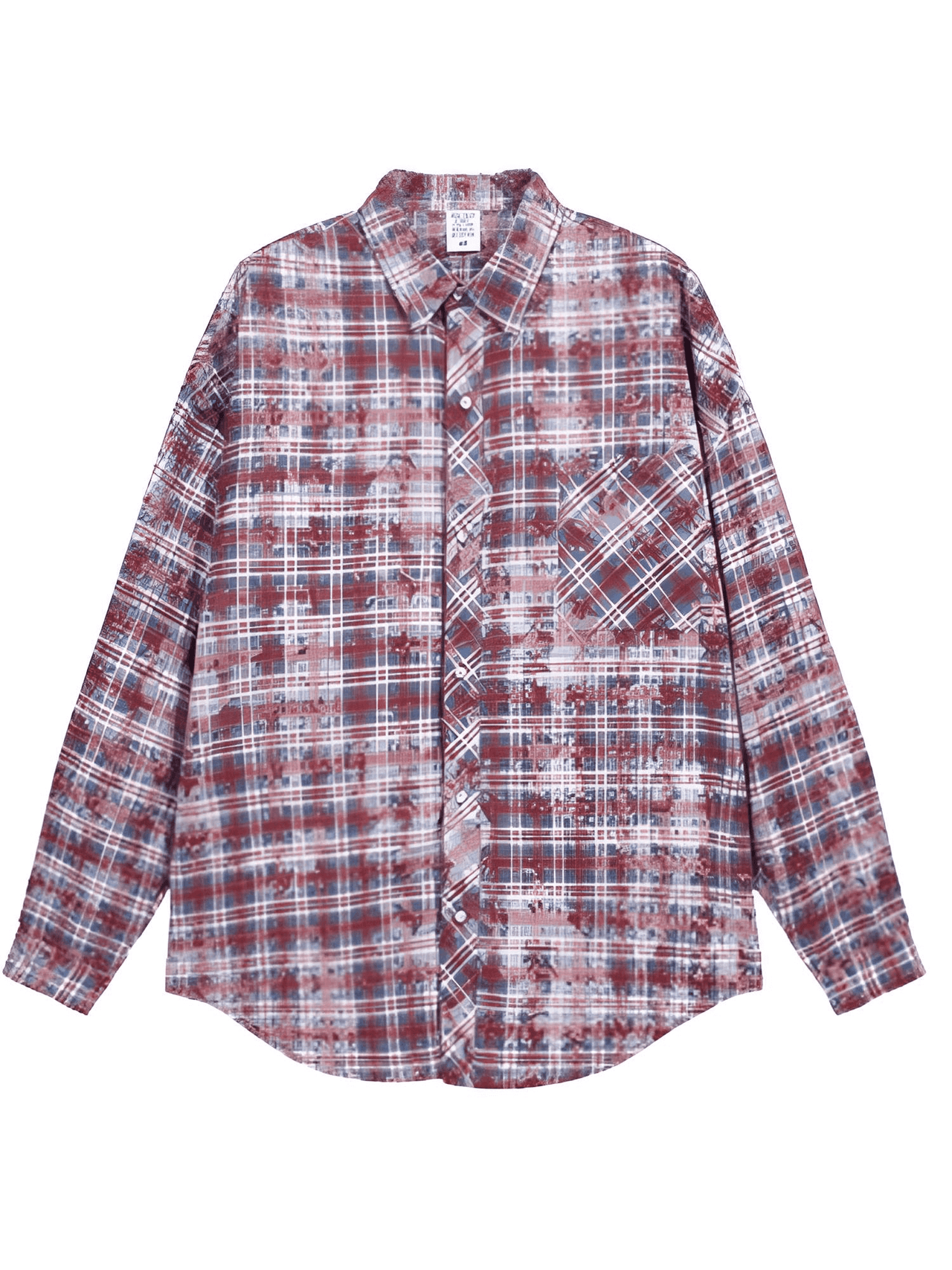 Blue Plaid Long Sleeve Oversized Shirt - Now In Red Too! -, Shirts , Drestiny , Australia, Blue, Casual Shirts, FR, L, Long Sleeves, M, New Zealand, United Kingdom, United States, XL , Drestiny , www.shopdrestiny.com