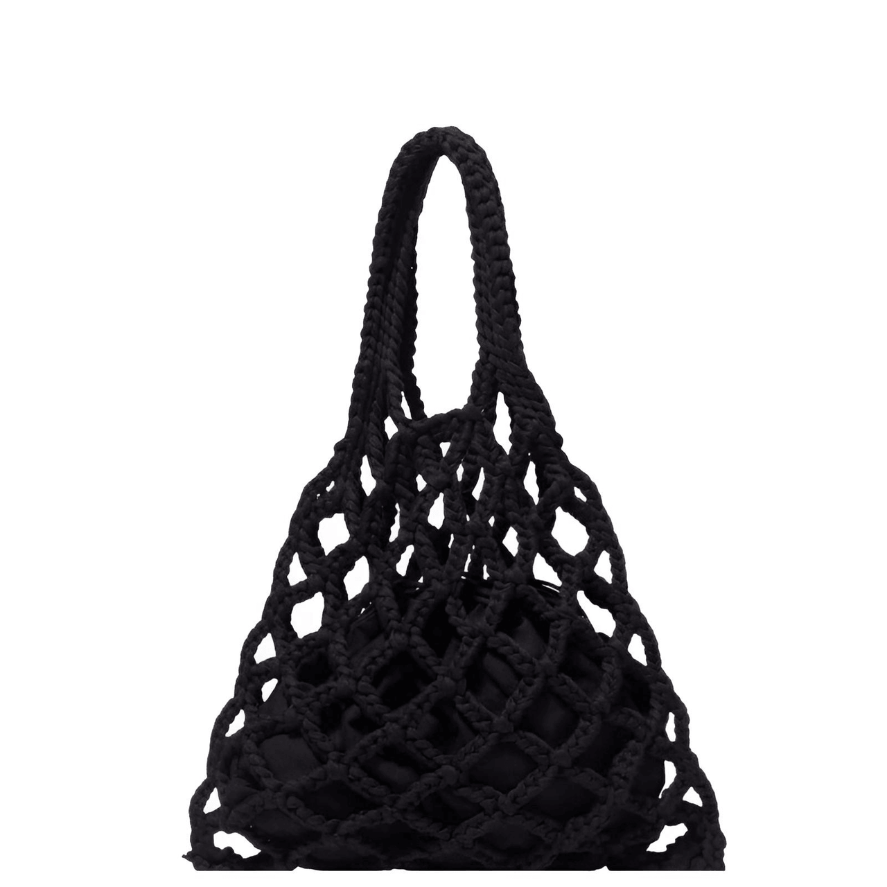 Braided Crochet Net Bag -, Handbags , Drestiny , Australia, Bags, Beige, Black, Brown, Dark Brown, Green, Handbags, New Zealand, United Kingdom, United States , Drestiny , www.shopdrestiny.com