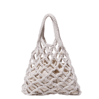 Thumbnail for Braided Crochet Net Bag -, Handbags , Drestiny , Australia, Bags, Beige, Black, Brown, Dark Brown, Green, Handbags, New Zealand, United Kingdom, United States , Drestiny , www.shopdrestiny.com