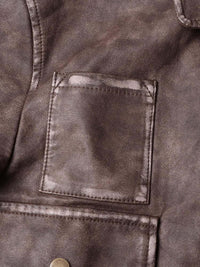 Thumbnail for Brown Faux Leather Jacket Women's - Now In Green Too! -, Leather Jackets , Drestiny , Australia, Brown, Canada, Coats, Green, Jackets, L, M, New Zealand, S, United Kingdom, United States, XL , Drestiny , www.shopdrestiny.com