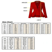 Thumbnail for Women's Suit 2-Piece Business Blazer & Pants Set -, Suits , Drestiny , Australia, Beige, Black, Blazers, Blue, Brown, Canada, Claret, Dark Blue, Dark Grey, Dress Pants, Fuchsia, L, Light Blue, M, Navy, New Zealand, Pant Sets, Pant Suits, Pink, Purple, Royal Blue, S, Suits, United Kingdom, United States, White, XL, XS, XXL, XXXL , Drestiny , www.shopdrestiny.com