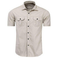 Thumbnail for Cargo Shirts For Men -, Cargo Shirt , Drestiny , Army Green, Australia, Canada, Casual Shirts, Dark Blue, Dress Shirts, Green, Khaki, L, Light Khaki, M, Navy, S, United Kingdom, United States, XL, XXL , Drestiny , www.shopdrestiny.com