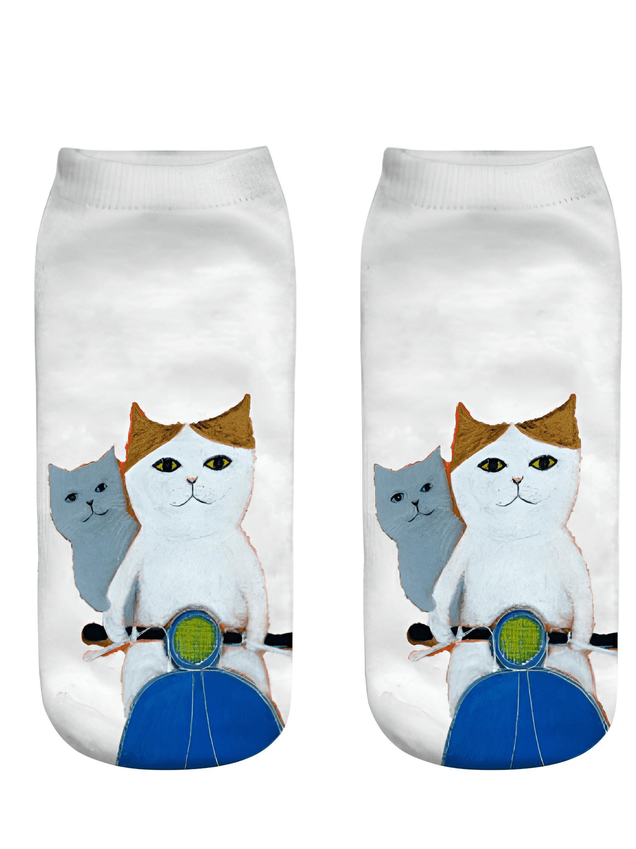 Cat Socks For Women -, Socks , Drestiny , Australia, Black, Blue, Brown, Canada, Gender_Women, Grey, New Zealand, Orange, Socks, United Kingdom, United States, White, Yellow , Drestiny , www.shopdrestiny.com