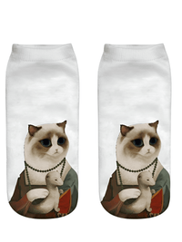 Thumbnail for Cat Socks For Women -, Socks , Drestiny , Australia, Black, Blue, Brown, Canada, Gender_Women, Grey, New Zealand, Orange, Socks, United Kingdom, United States, White, Yellow , Drestiny , www.shopdrestiny.com