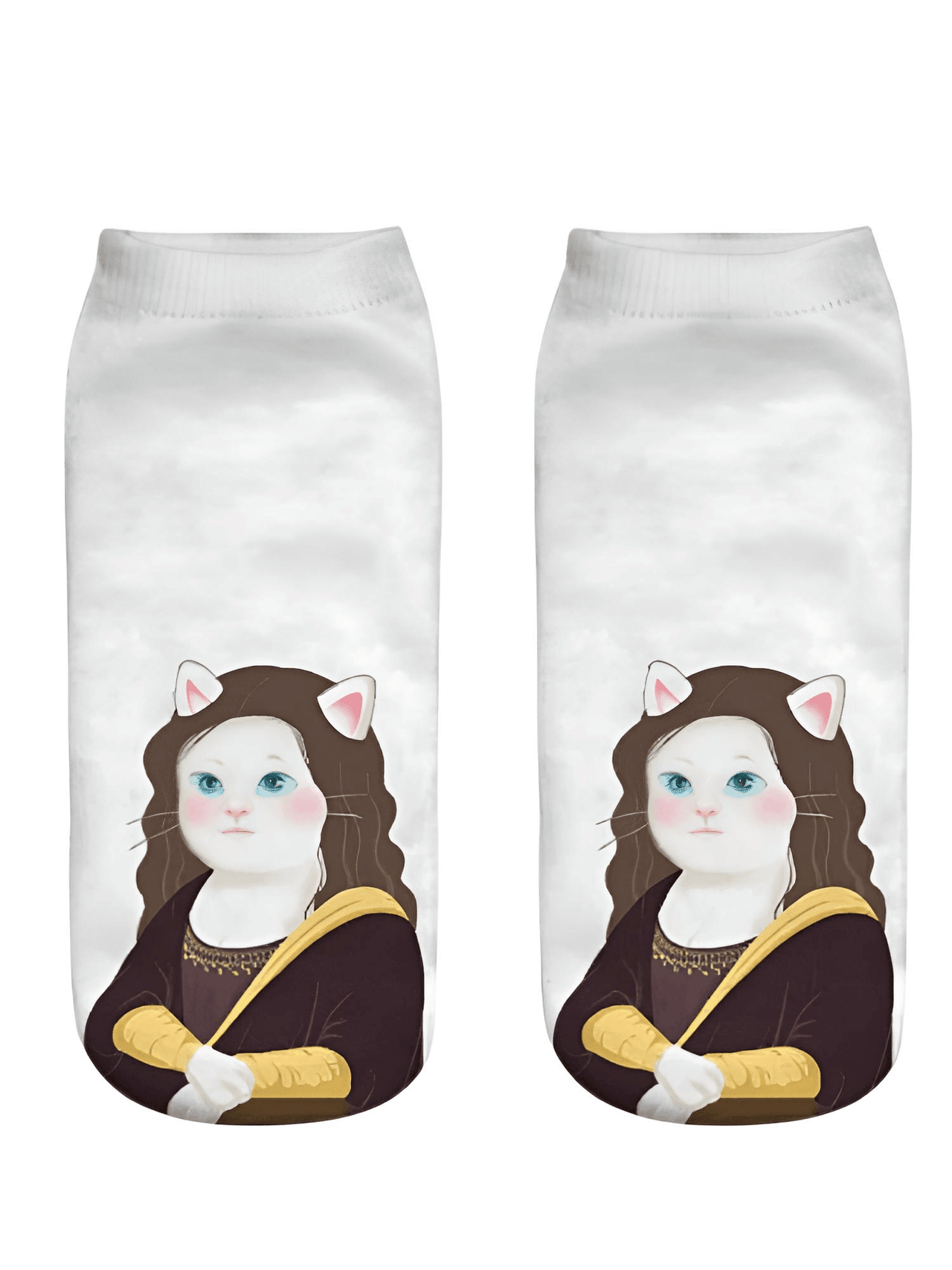 Cat Socks For Women -, Socks , Drestiny , Australia, Black, Blue, Brown, Canada, Gender_Women, Grey, New Zealand, Orange, Socks, United Kingdom, United States, White, Yellow , Drestiny , www.shopdrestiny.com