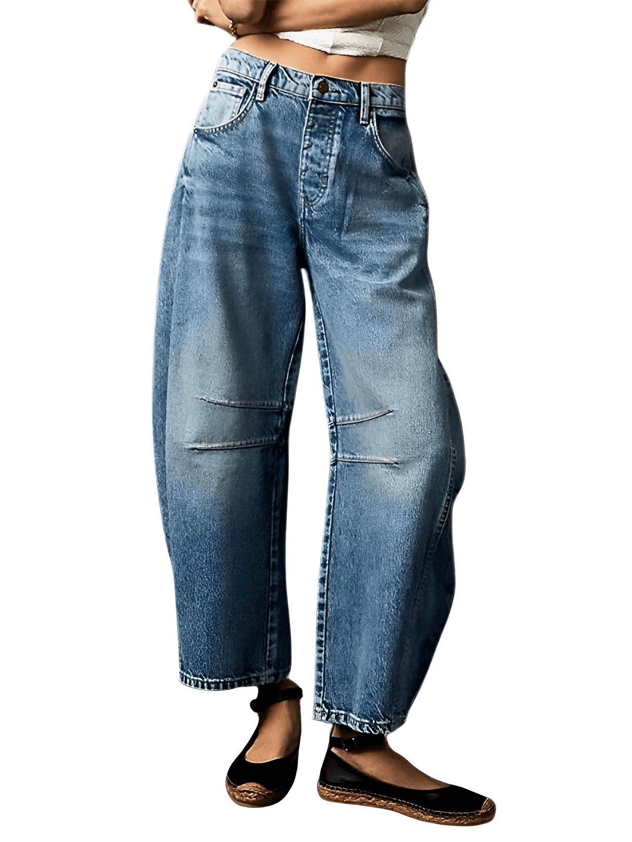 Cropped Jeans for Women Y2K Aesthetic Solid Color Low Waist Baggy Denim Trousers -, , Drestiny , Australia, Black, Blue, Brown, Casual Pants, Jeans, L, Light Blue, Light Brown, M, New Zealand, Off White, S, Tan, United Kingdom, United States, White, XL , Drestiny , www.shopdrestiny.com