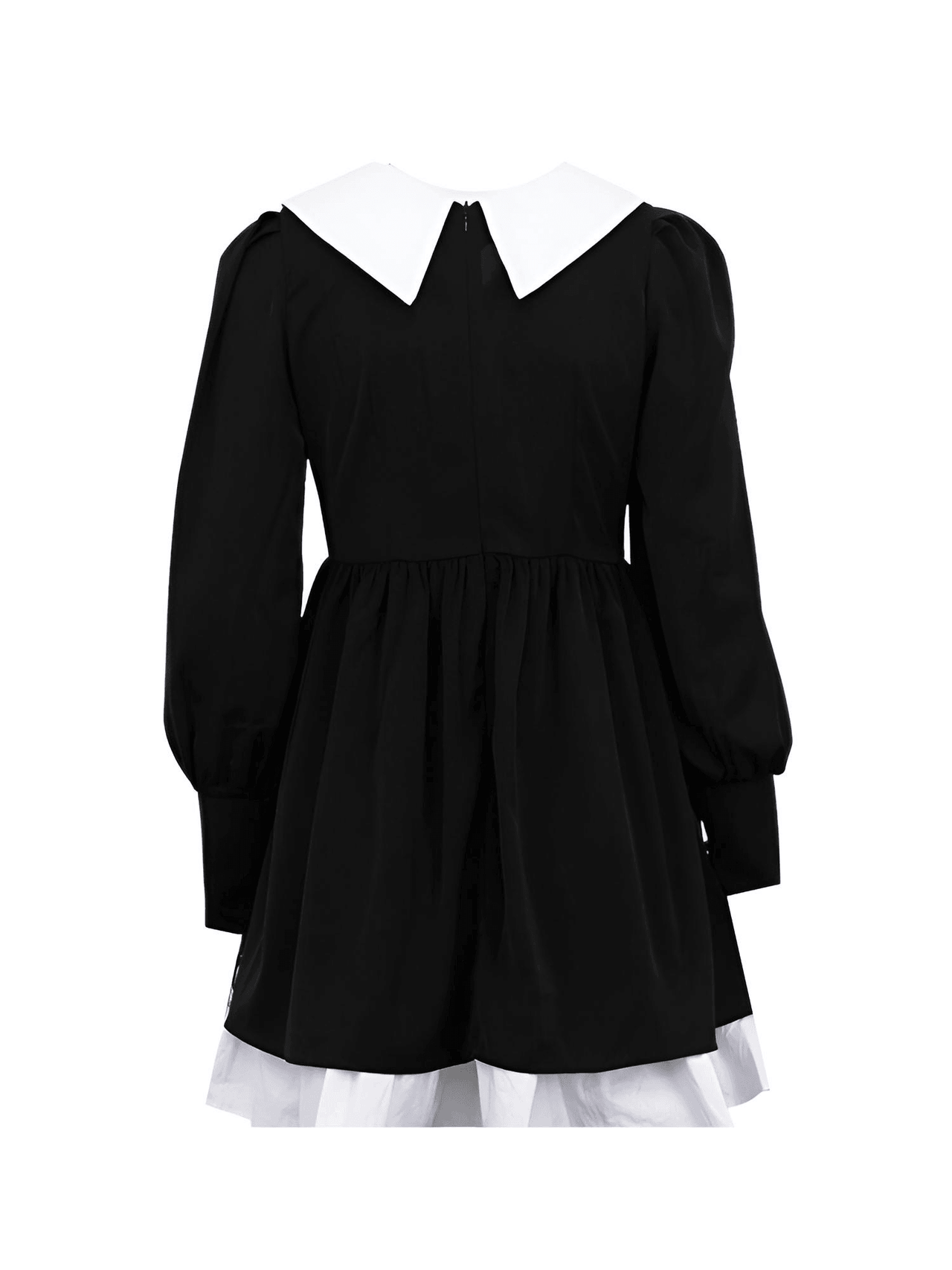 Doll Collar Black Dress For Women -, Dress , Drestiny , Australia, Black, FR, L, Long Sleeves, M, Mini Dresses, New Zealand, S, United Kingdom, United States , Drestiny , www.shopdrestiny.com