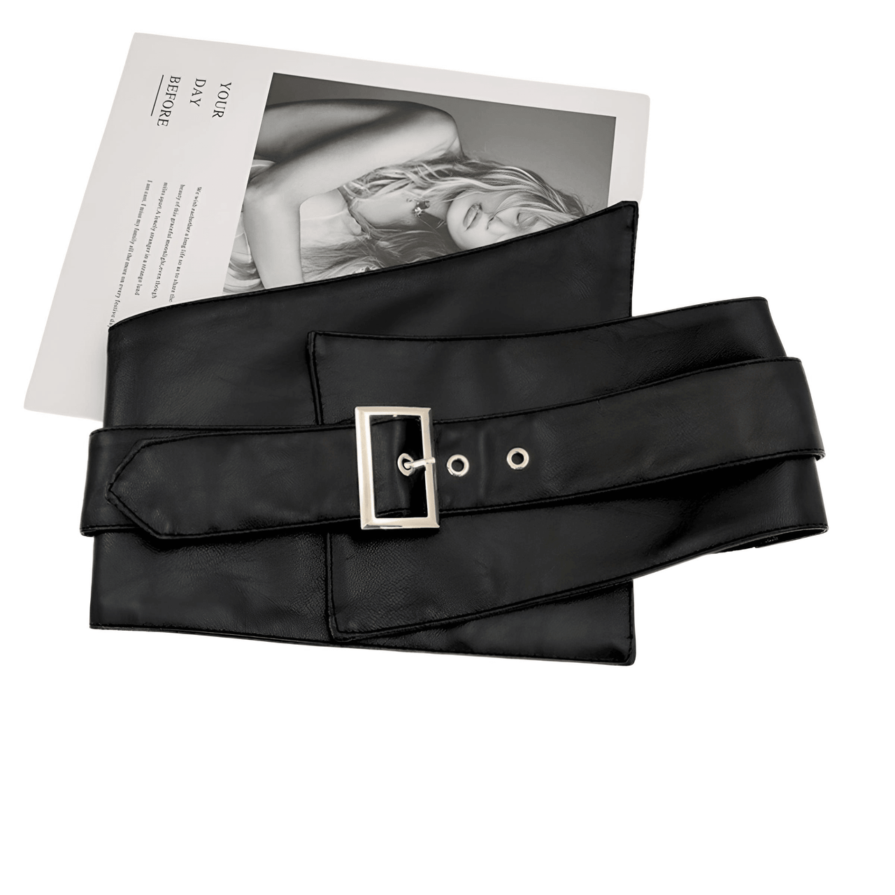 Elastic Black Leather Wide Corset Belt Women's -, Belts , Drestiny , Australia, Belts, Black, Canada, New Zealand, United Kingdom, United States , Drestiny , www.shopdrestiny.com