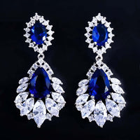 Thumbnail for Elegant Chandelier AAA+ Drop Earrings -, Earrings , Drestiny , Australia, Blue, Canada, Earrings, FR, Gender_Women, Green, New Zealand, Red, United Kingdom, United States, White , Drestiny , www.shopdrestiny.com