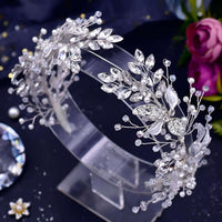 Thumbnail for Elegant Crystal Floral Headdresses -, Hair Accessories , Drestiny , Australia, Canada, Gold, Hair Accessories, Hair Combs, Hairbands, Headbands, New Zealand, Silver, United Kingdom, United States , Drestiny , www.shopdrestiny.com