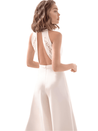 Thumbnail for Elegant White Sleeveless Jumpsuit For Women -, Jumpsuit , Drestiny , 10, 12, 14, 4, 6, 8, Australia, Canada, Jumpsuits, New Zealand, Sleeveless, United Kingdom, United States, White , Drestiny , www.shopdrestiny.com