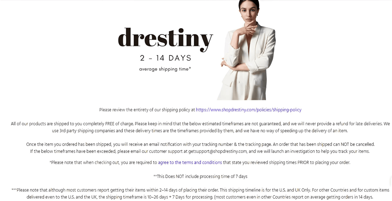 Expedited Shipping Costs -, , Drestiny , , Drestiny , www.shopdrestiny.com