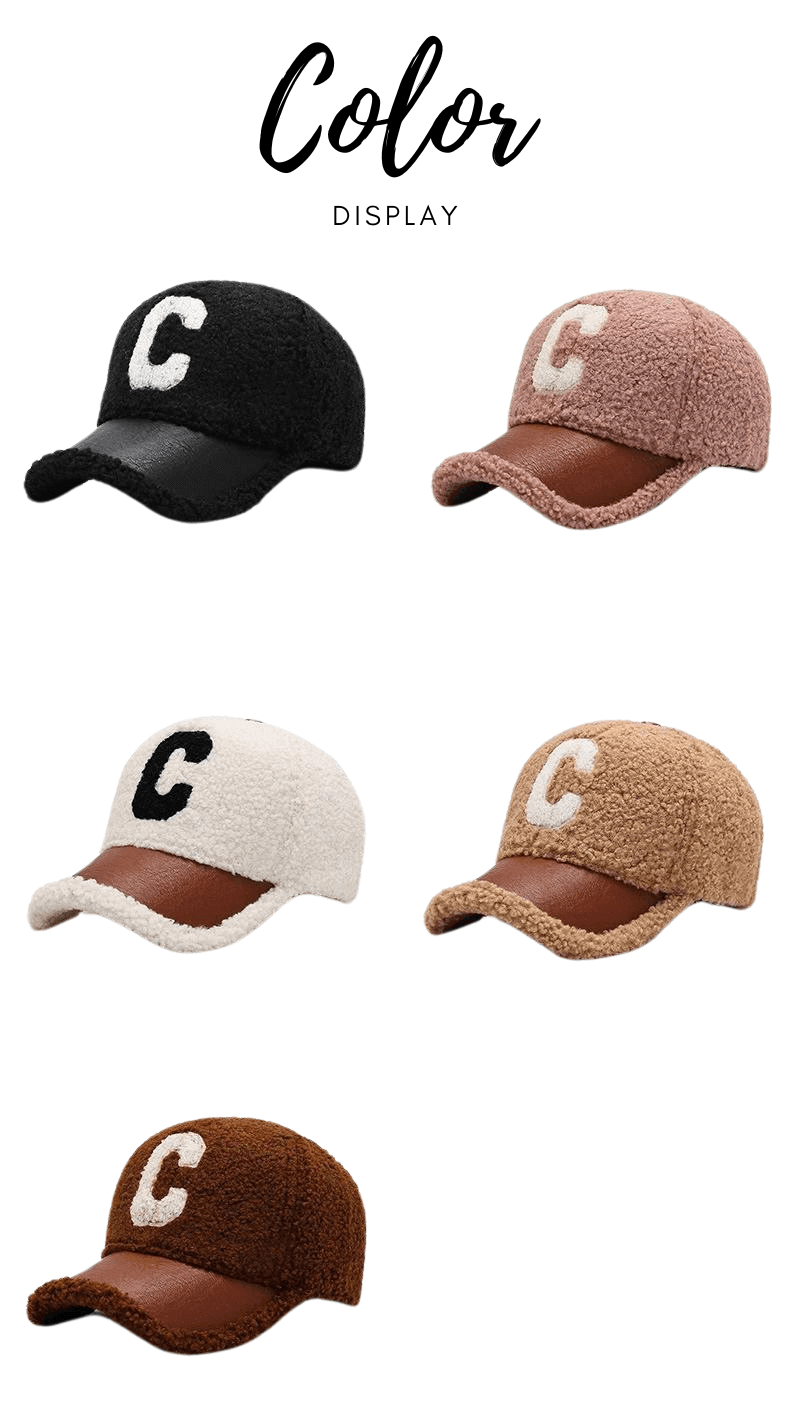 Faux Lamb's Wool Teddy Baseball Caps -, Hat , Drestiny , Australia, Beige, Black, Brown, Canada, FR, Gender_Men, Gender_Women, Hats, Khaki, New Zealand, Pink, United Kingdom, United States , Drestiny , www.shopdrestiny.com