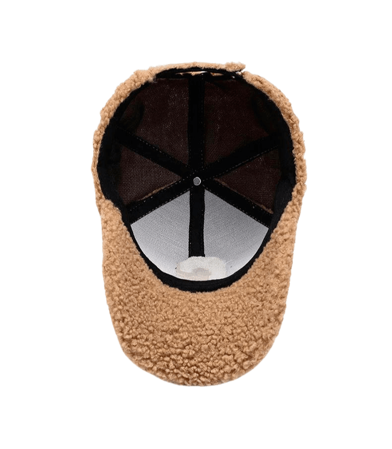 Faux Lamb's Wool Teddy Baseball Caps -, Hat , Drestiny , Australia, Beige, Black, Brown, Canada, FR, Gender_Men, Gender_Women, Hats, Khaki, New Zealand, Pink, United Kingdom, United States , Drestiny , www.shopdrestiny.com