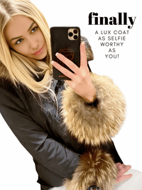 Thumbnail for White Duck Down Women's Real Fur Coats -, Coat , Drestiny , Black, Coats, French Grey, L, M, Olive Green, S, Silver, United Kingdom, United States, XL, XXL , Drestiny , www.shopdrestiny.com