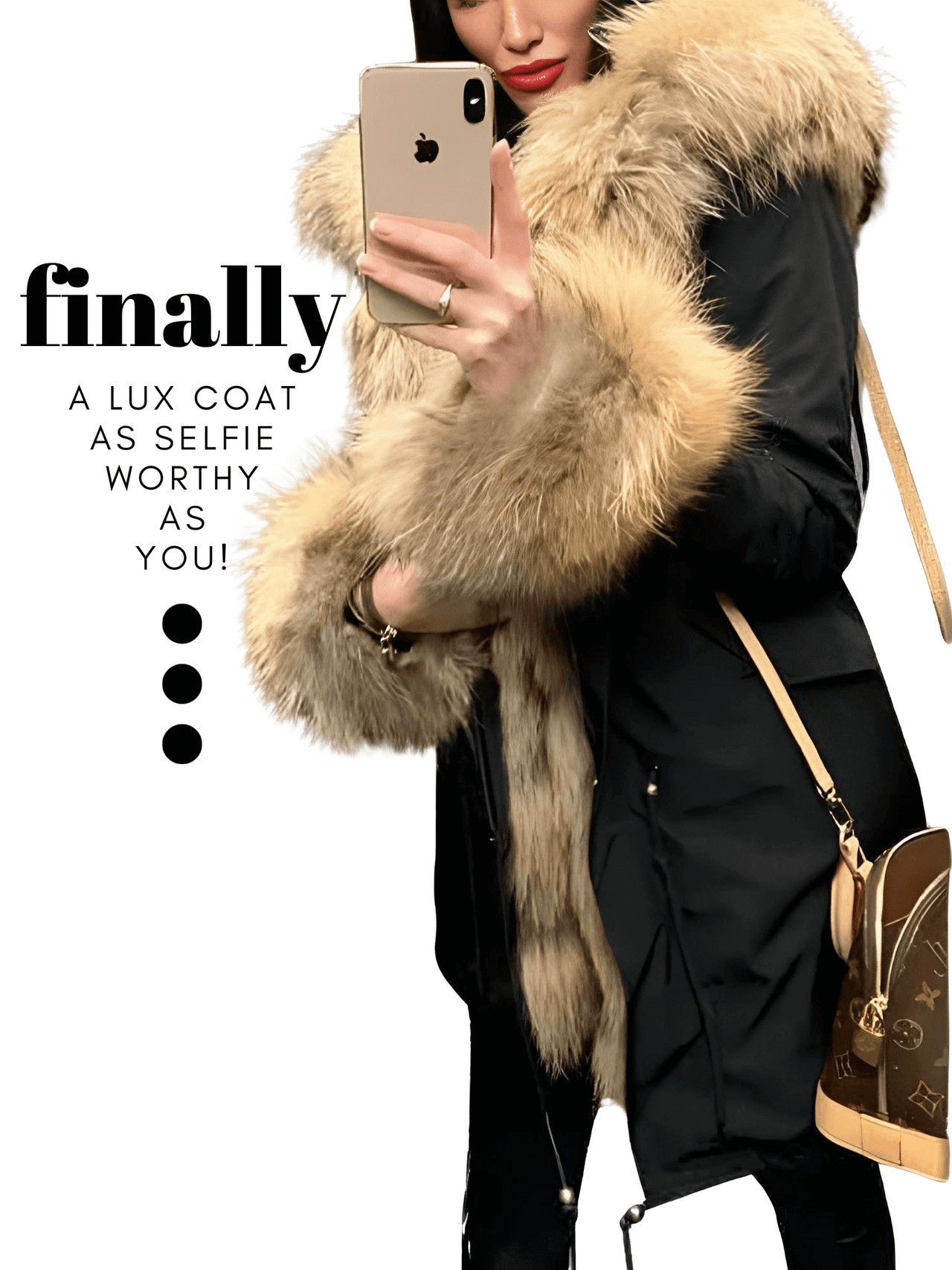 Stay warm in style with the luxurious white duck down real fur coats for women. Shop at Drestiny today and enjoy free shipping, plus we'll cover the tax! Don't miss out on this limited time offer to save up to 50% off. As seen on FOX/NBC/CBS