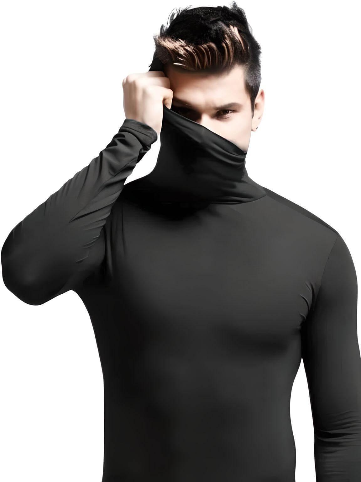 Men's Long Sleeve Mock Neck & Turtleneck Collection -, Turtlenecks , Drestiny , Army Green, Australia, Black, Blue, Brown, Canada, Casual Shirts, Coffee, Dark Blue, Dark Grey, Dark Red, Dress Shirts, FR, Gender_Men, L, Light Grey, Long Sleeves, M, Navy, New Zealand, Turtlenecks, United Kingdom, United States, White, XL, XXL, XXXL , Drestiny , www.shopdrestiny.com