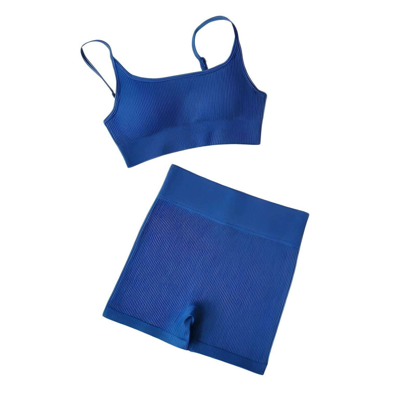 Seamless Yoga Set Female Women's Crop Top Bra & Shorts 2PCS -, Short Sets , Drestiny , Australia, Black, Blue, Canada, Crop Tops, Dark Blue, Gender_Women, Grey, L, M, Navy, New Zealand, S, Sets, Short Sets, Shorts, Sleeveless, United Kingdom, United States, White , Drestiny , www.shopdrestiny.com