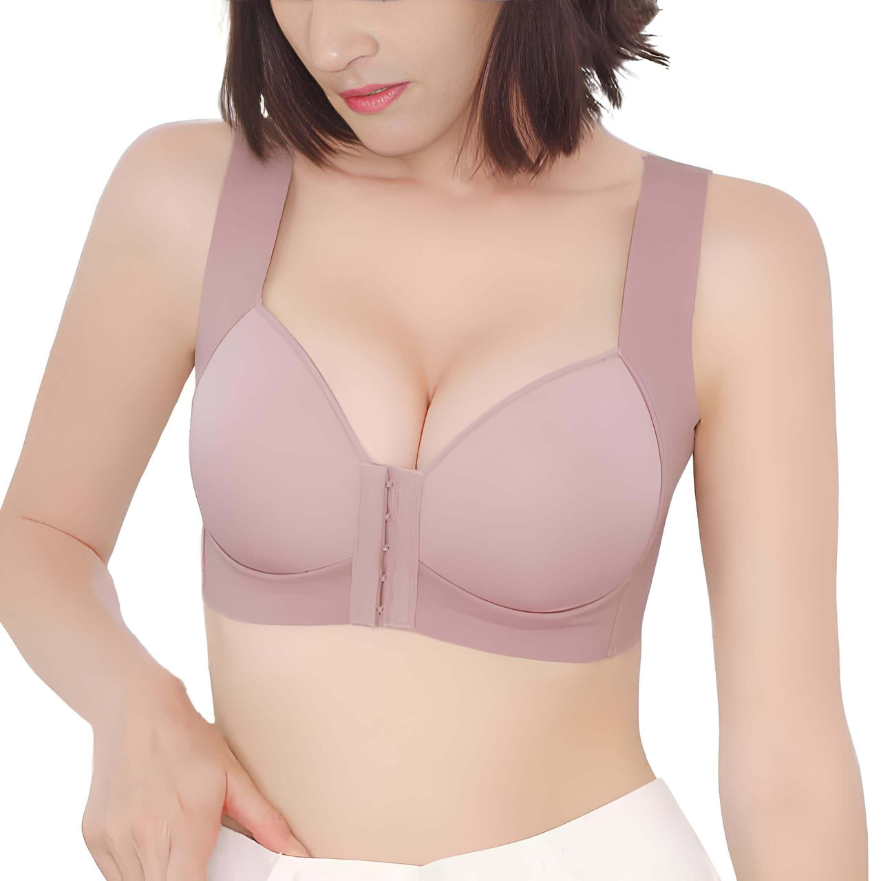 Front Fastening Bra - Wire Free! -, Bras , Drestiny , Black, Bras, Gender_Women, Grey, Pink, Purple, United Kingdom, United States, White , Drestiny , www.shopdrestiny.com