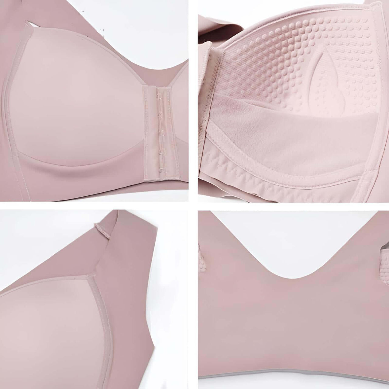 Front Fastening Bra - Wire Free! -, Bras , Drestiny , Black, Bras, Gender_Women, Grey, Pink, Purple, United Kingdom, United States, White , Drestiny , www.shopdrestiny.com