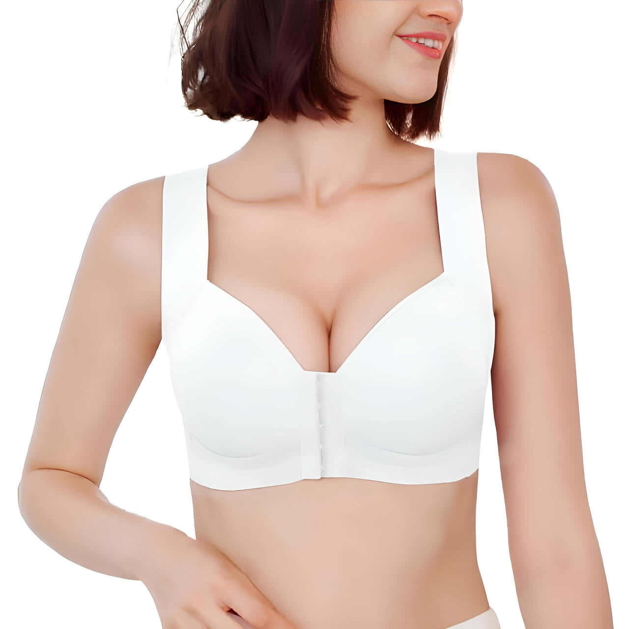 Front Fastening Bra - Wire Free! -, Bras , Drestiny , Black, Bras, Gender_Women, Grey, Pink, Purple, United Kingdom, United States, White , Drestiny , www.shopdrestiny.com