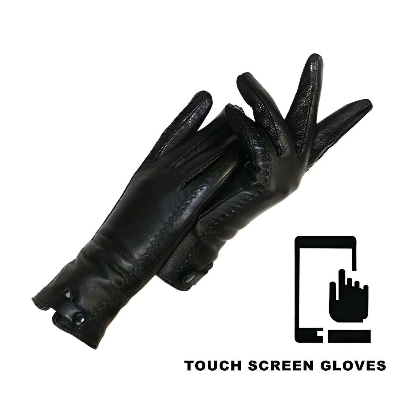 Genuine Leather Winter Gloves - Standard Or Touch Screen Options Available! -, Gloves , Drestiny , Australia, Black, Canada, FR, Gender_Women, Gloves, New Zealand, United Kingdom, United States , Drestiny , www.shopdrestiny.com