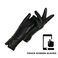 Thumbnail for Genuine Leather Winter Gloves - Standard Or Touch Screen Options Available! -, Gloves , Drestiny , Australia, Black, Canada, FR, Gender_Women, Gloves, New Zealand, United Kingdom, United States , Drestiny , www.shopdrestiny.com