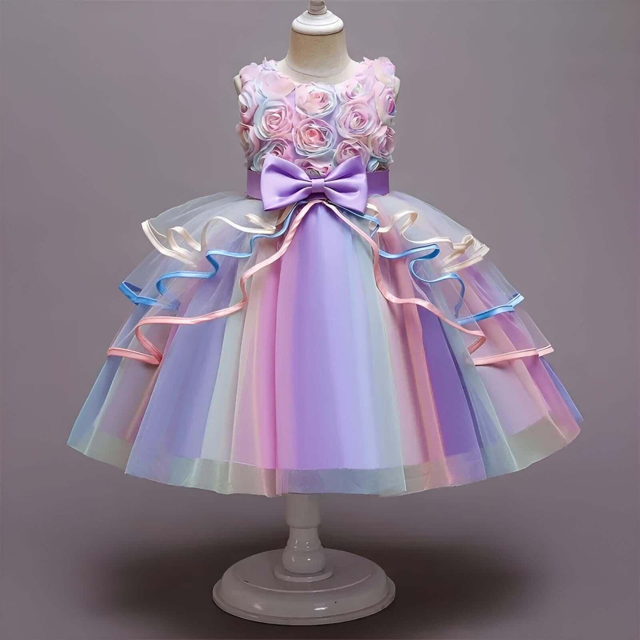 Girls Formal Princess Dress - Perfect for Birthdays! -, Dresses , Drestiny , 10T, 4T, 5T, 6T, 7T, 8T, 9T, Australia, Girls, Knee Length Dresses, New Zealand, Pink, Purple, TD, United Kingdom, United States , Drestiny , www.shopdrestiny.com