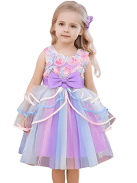 Thumbnail for Girls Formal Princess Dress - Perfect for Birthdays! -, Dresses , Drestiny , 10T, 4T, 5T, 6T, 7T, 8T, 9T, Australia, Girls, Knee Length Dresses, New Zealand, Pink, Purple, TD, United Kingdom, United States , Drestiny , www.shopdrestiny.com