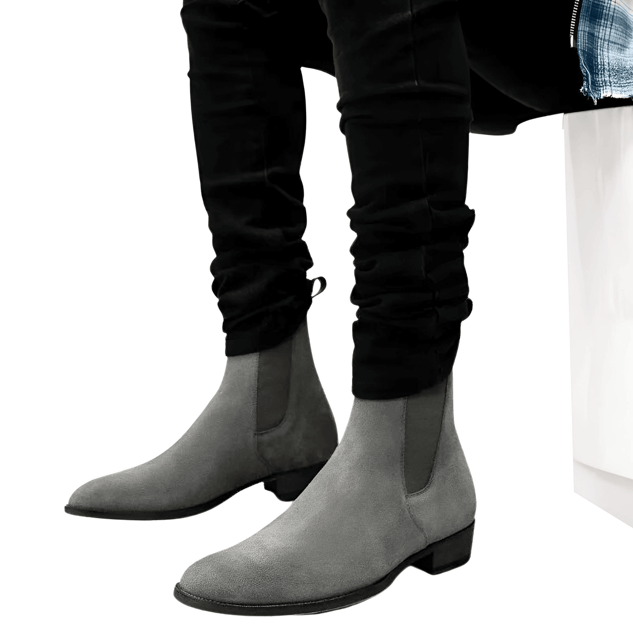 Grey Chelsea Boots for Men -, Boots , Drestiny , Ankle Boots, Australia, Boots, Canada, Grey, New Zealand, United Kingdom, United States , Drestiny , www.shopdrestiny.com