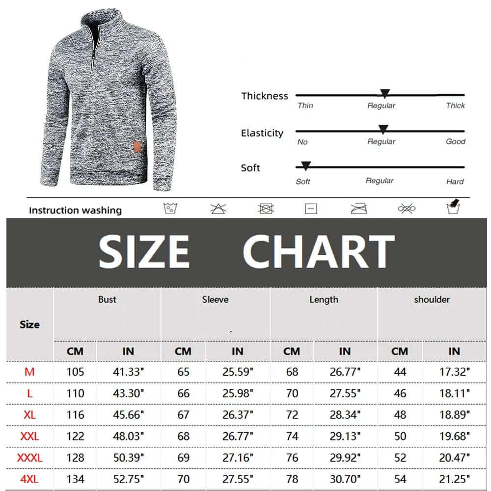 Half Zipper Pullover For Men -, Pullover , Drestiny , 4XL, Australia, Black, Blue, Brown, Gender_Men, Grey, L, Light Grey, Long Sleeves, M, New Zealand, Pullovers, Sweaters, United Kingdom, United States, Wine Red, XL, XXL, XXXL , Drestiny , www.shopdrestiny.com