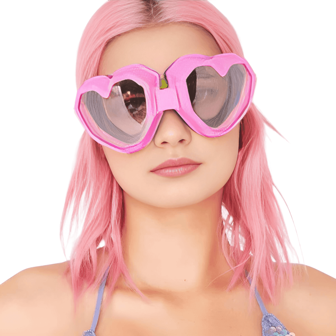 Heart Shaped Goggle Sunglasses -, Sunglasses , Drestiny , Australia, Black, Blue, Canada, Gender_Men, Gender_Women, Goggles, Hot Pink, Pink, Purple, Sunglasses, Tan, United Kingdom, United States, White , Drestiny , www.shopdrestiny.com