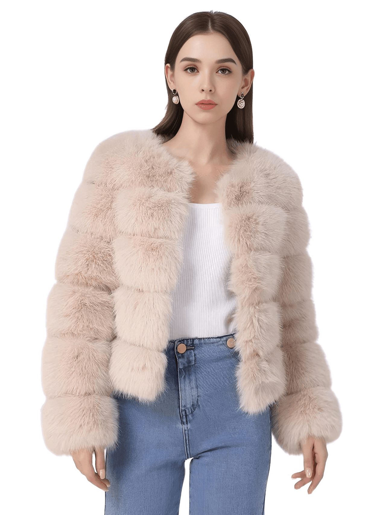 High Quality Faux Fox Fur Coats For Women - High Winter Fashion! -, Coats , Drestiny , 4XL, Australia, Black, Coats, Dark Camel, Dark Green, Dark Grey, Deep Pink, Khaki, L, Light Blue, M, New Zealand, Olive Green, Pink, Purple, Red, Silver, United Kingdom, United States, White, XL, XXL, XXXL , Drestiny , www.shopdrestiny.com