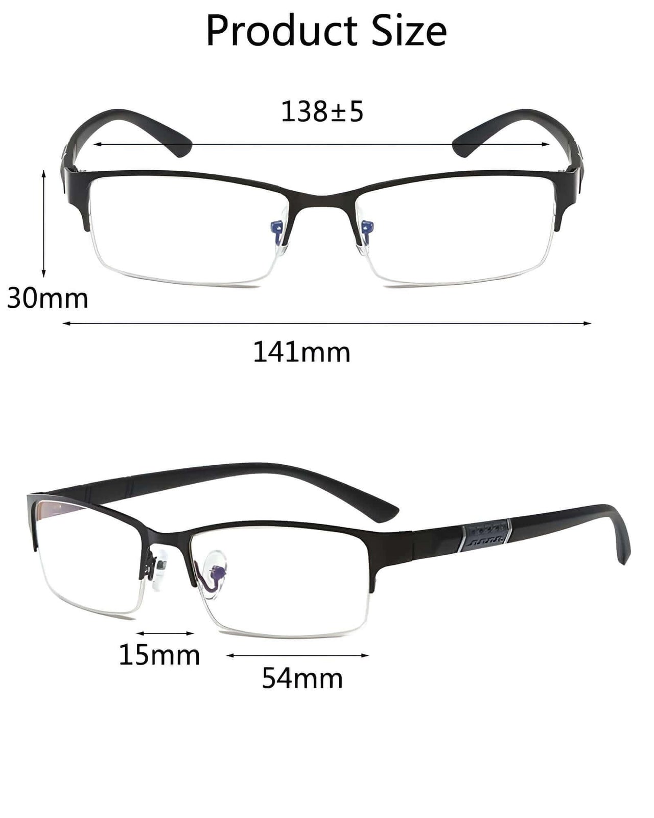 High Quality Half-Frame Diopter Glasses -, Reading Glasses , Drestiny , Australia, Black, Blue, Canada, Gender_Men, Gender_Women, Glasses, New Zealand, United Kingdom, United States , Drestiny , www.shopdrestiny.com