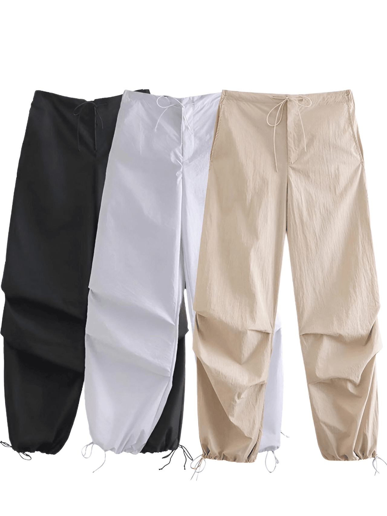 Women's High Waist Pants With Pockets - In 7 Colors! -, Joggers , Drestiny , Army Green, Australia, Black, Canada, Casual Pants, Dark Khaki, Dark Olive Green, Grey, Joggers, Khaki, L, M, New Zealand, Pink, S, United Kingdom, United States, White, XS , Drestiny , www.shopdrestiny.com