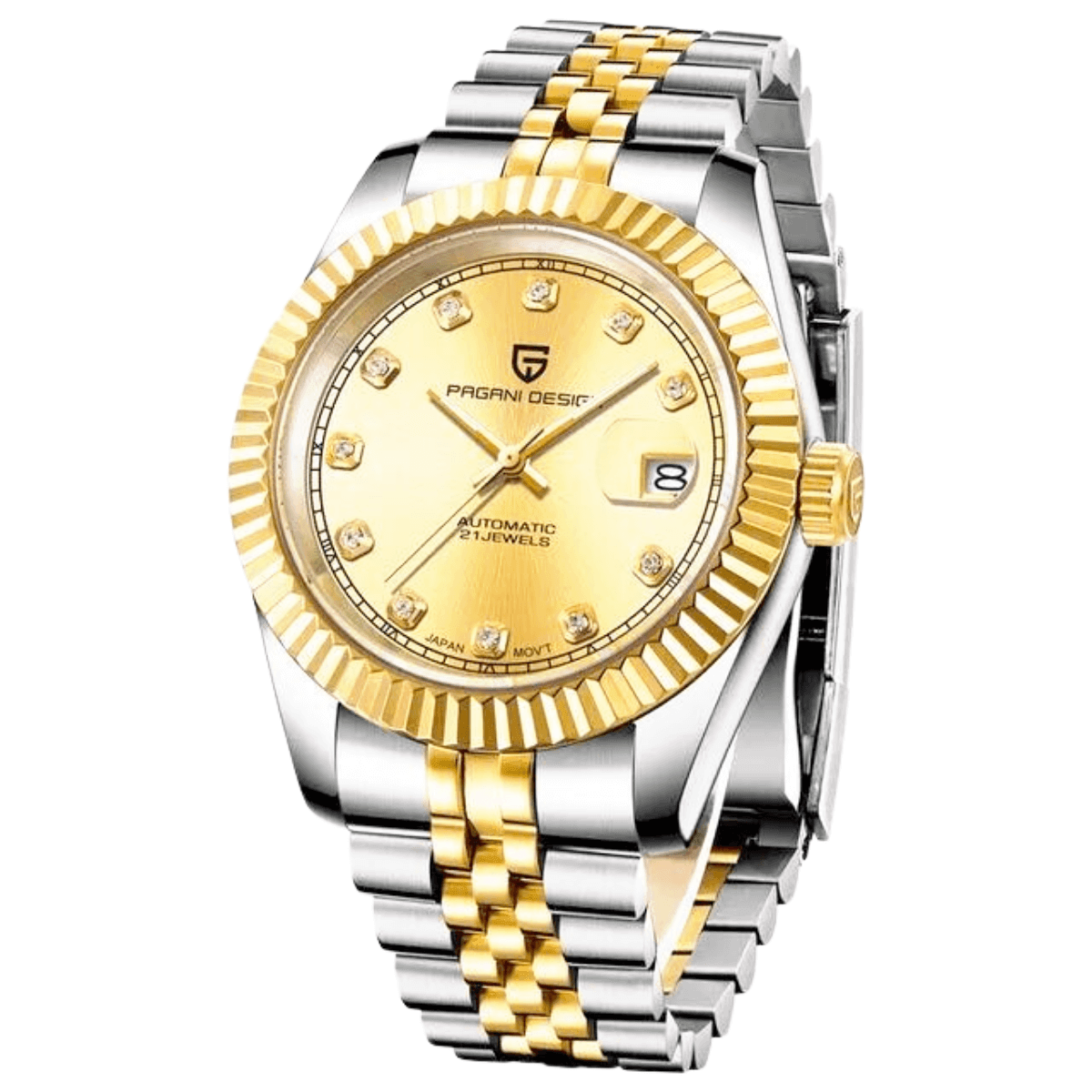 Homage to Rolex DateJust! Men's Luxury Watch Waterproof Mechanical With Sapphire Crystal -, Watch , Drestiny , Australia, Black, Blue, Gold, New Zealand, Sky Blue, United Kingdom, United States, Watches, White , Drestiny , www.shopdrestiny.com