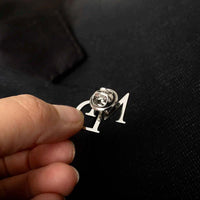 Thumbnail for Initial Lapel Pin - Get Yours Customized! -, Lapel Pin , Drestiny , Australia, Brooches, Canada, Gender_Men, Gold, Lapel Pins, New Zealand, Rose Gold, Silver, United Kingdom, United States , Drestiny , www.shopdrestiny.com