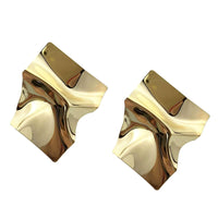 Thumbnail for Irregular Metal Statement Stud Earrings -, Earrings , Drestiny , Australia, Canada, Earrings, FR, Gender_Women, Gold, New Zealand, Silver, United Kingdom, United States , Drestiny , www.shopdrestiny.com