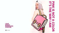 Thumbnail for Jump Style Cartoon Backpack -, Backpacks , Drestiny , Australia, Backpacks, Blue, Green, Hot Pink, New Zealand, Orange, Pink, Purple, Red, United Kingdom, United States, White , Drestiny , www.shopdrestiny.com