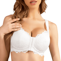 Thumbnail for Lace Front Closure Plus Size Push-Up Bra -, Bra , Drestiny , Australia, Beige, Black, Bras, Brown, Canada, Gender_Women, Pink, United Kingdom, United States, White , Drestiny , www.shopdrestiny.com