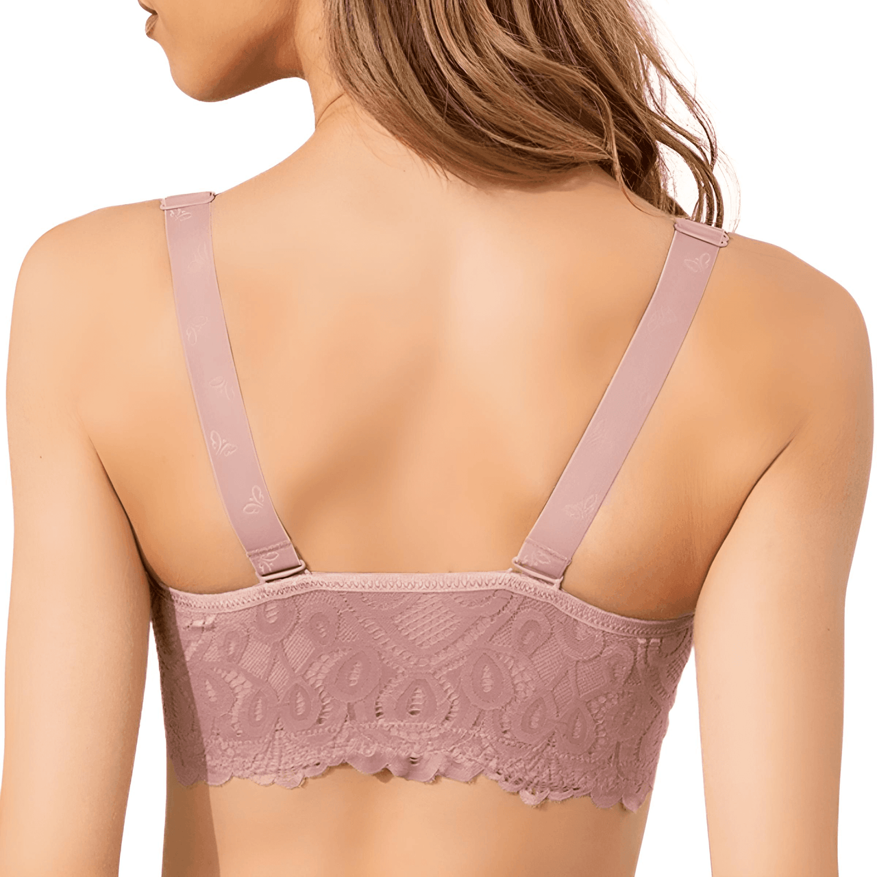 Lace Front Closure Plus Size Push-Up Bra -, Bra , Drestiny , Australia, Beige, Black, Bras, Brown, Canada, Gender_Women, Pink, United Kingdom, United States, White , Drestiny , www.shopdrestiny.com