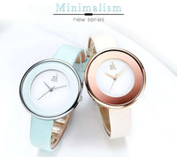Thumbnail for Leather Strap Buckle Women's Watch 38 MM -, Watches , Drestiny , Australia, Canada, Coral, Gender_Women, Light Blue, New Zealand, United Kingdom, United States, Watches , Drestiny , www.shopdrestiny.com