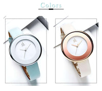 Thumbnail for Leather Strap Buckle Women's Watch 38 MM -, Watches , Drestiny , Australia, Canada, Coral, Gender_Women, Light Blue, New Zealand, United Kingdom, United States, Watches , Drestiny , www.shopdrestiny.com